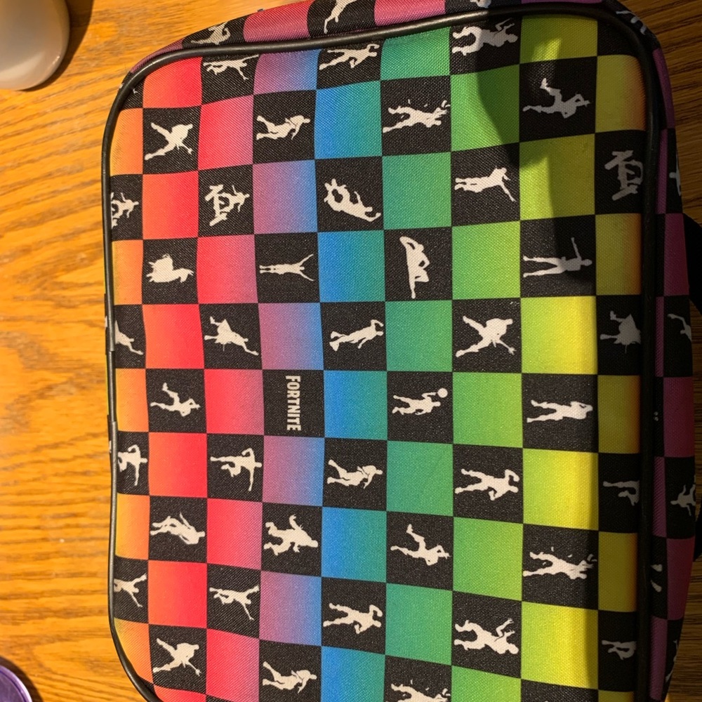 Fortnite lunch box rainbow